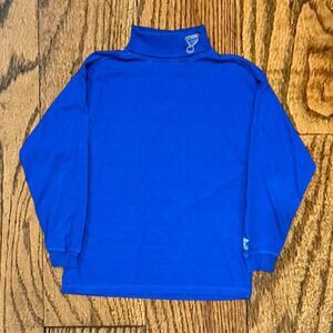 Vintage Starter St. Louis Blues Mock Neck Long Sleeve Shirt